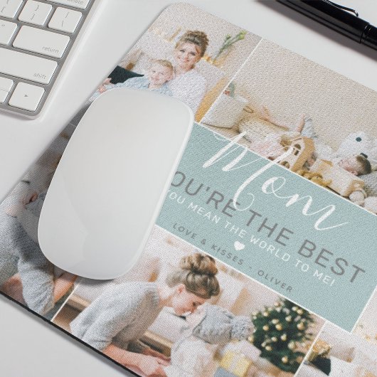 Aangepaste foto's mam Je bent de beste | Gepersona Muismat