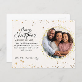 Aangepaste foto's Merry Christmas Photo Briefkaart