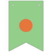 Aangepaste foto's met Birthday Green Blue Party Pe Vlaggetjes (Eerste vlag)