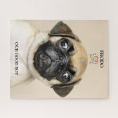 Aangepaste foto's met kerstmis Onze goede jongen Legpuzzel (Horizontaal)