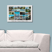 Aangepaste foto's met reisbestemming Trendy Instag Poster