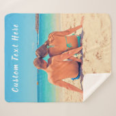 Aangepaste foto's met Sherpa Blanket Uw foto's Sherpa Deken (Voorkant (horizontaal))