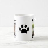 Aangepaste foto's met twee foto's Verf afdrukken D Koffiemok (Center)