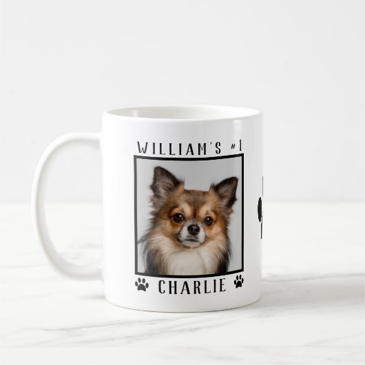 Aangepaste foto's met twee foto's Verf afdrukken D Koffiemok (Links)