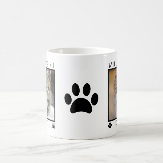 Aangepaste foto's met twee foto's Verf afdrukken K Koffiemok (Center)