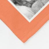 Aangepaste foto's Naam 26 Afbeeldingen zwart-wit k Fleece Deken (Hoek)