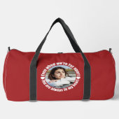 Aangepaste foto's & naam Far Apart Love Plunjezak (Voorkant)