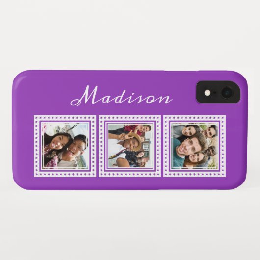 Aangepaste foto's, naam & kleur telefoon cases (Achterkant (horizontaal))