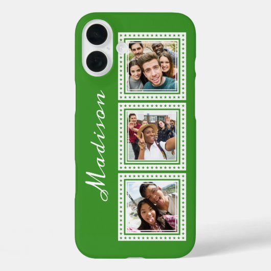 Aangepaste foto's, naam & kleur telefoon cases (Achterkant)
