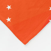 Aangepaste foto's op geel en Sinaasappel Fleece Deken (Hoek)