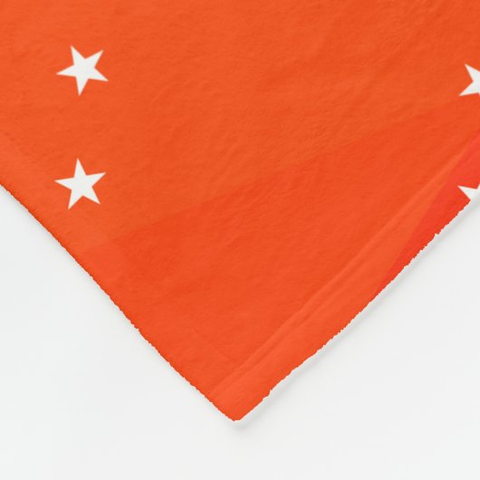 Aangepaste foto's op geel en Sinaasappel Fleece Deken (Hoek)