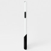 Aangepaste foto's op Geometric Black en White iPhone Hoesje (Rechterkant)