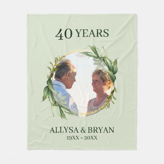 Aangepaste foto's op krans fleece deken (Voorkant)