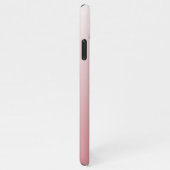 Aangepaste foto's op ombre Dusty Blush Roos roze iPhone Hoesje (Rechterkant)