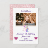 Aangepaste foto's, orkaan en hart, geboortedag kaart (Voorkant / Achterkant)