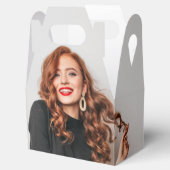 Aangepaste Foto's Party Selfie Afbeelding Fotograf Bedankdoosjes (Geopend)