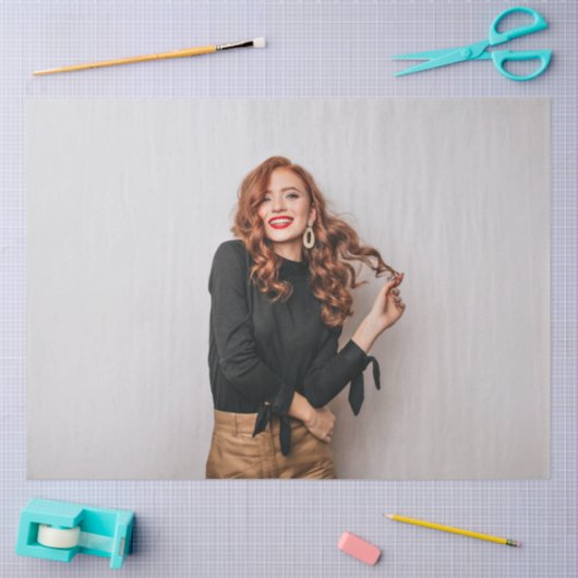 Aangepaste Foto's Party Selfie Afbeelding Fotograf Tissuepapier (Craft)