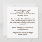 Aangepaste foto's Proost op 90 jaar 90e verjaardag Kaart (Achterkant)