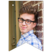 Aangepaste foto's rood wit blauw Afstuderen Vlaggetjes (Eerste vlag)