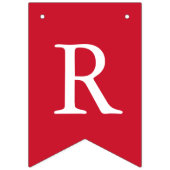 Aangepaste foto's rood wit blauw Afstuderen Vlaggetjes (Derde vlag)