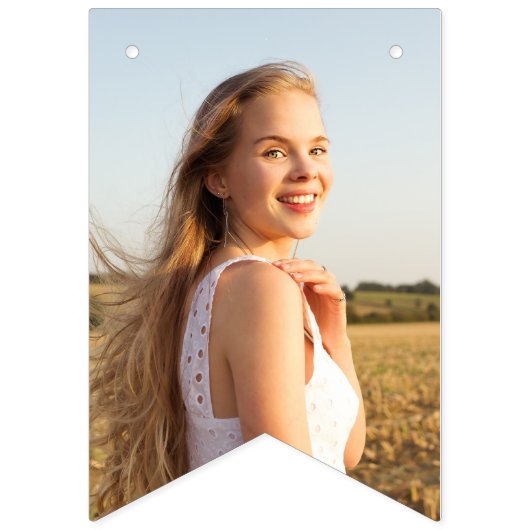 Aangepaste foto's RoseGold Pink 2023 Afstudeerder  Vlaggetjes (Derde vlag)