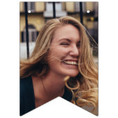 Aangepaste foto's Roze zwart Afstuderen  Vlaggetjes (Eerste vlag)