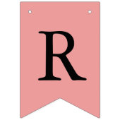 Aangepaste foto's Roze zwart Afstuderen  Vlaggetjes (Derde vlag)