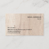 Aangepaste Foto's Rustieke Food Catering Business Visitekaartje (Achterkant)