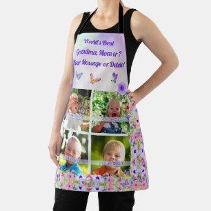 Aangepaste foto's, speciaal voor mam,  schort