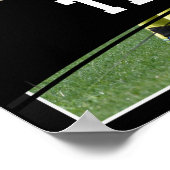 Aangepaste foto's, teamnaam en afspeelnamen poster (Hoek)