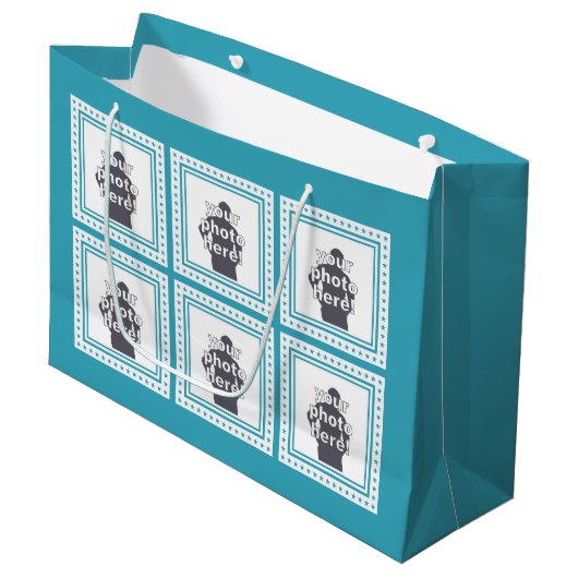 AANGEPASTE FOTO'S, TEKST EN KLEINE cadeautas (Voorkant Gekanteld)