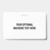 Aangepaste foto's, tekst en kleur van beste vriend badge (Achterkant)