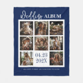 Aangepaste foto's Theme Wedding Album Fleece Deken (Voorkant)
