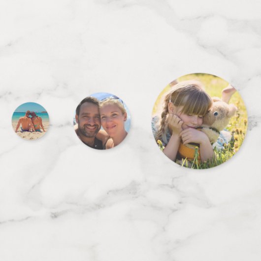 Aangepaste foto's uniek confetti (Voorkanten)