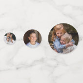 Aangepaste foto's uniek confetti (Achterkanten)