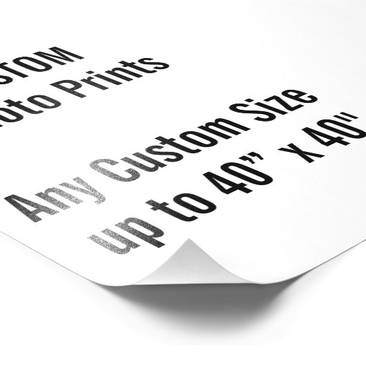 Aangepaste foto's van 4 x 6 inch (of een aangepast foto afdruk (Hoek)