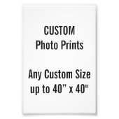 Aangepaste foto's van 4 x 6 inch (of een aangepast foto afdruk (Voorkant)
