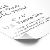 Aangepaste foto's van 4 x 6 inch (VS-Lijst) Foto Afdruk (Hoek)