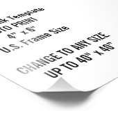 Aangepaste foto's van 4 x 6 inch (VS-Lijst) Foto Afdruk (Hoek)