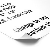 Aangepaste foto's van 4 x 6 inch (VS-Lijst) Foto Afdruk (Hoek)