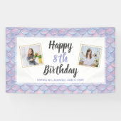 Aangepaste foto's van magische zeemeerminnende fee spandoek (Horizontaal)