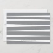 Aangepaste foto's van moderne grijze tweelingen - aankondiging (Achterkant)