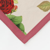 Aangepaste foto's van  Rozen Fleece Deken (Hoek)