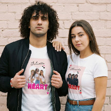 Aangepaste foto's van vriendin met naam valentijns