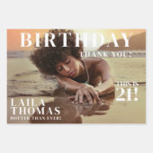 Aangepaste Foto's Verjaardagsfeest Magazine Hoesje Inpakpapier Vel (Voorkant 2)