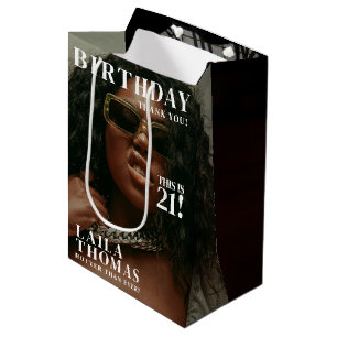 Aangepaste Foto's Verjaardagsfeest Magazine Hoesje Medium Cadeauzakje