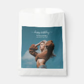 Aangepaste Foto's Verjaardagsfeest Selfie Afbeeldi Bedankzakje (Voorkant)