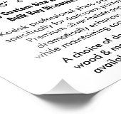 Aangepaste foto's - Verticaal 8 x 10 inch Foto Afdruk (Hoek)