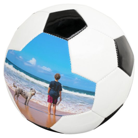 Aangepaste foto's Voetbal Uw ontwerp - met Pet (Drie kwart)