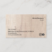 Aangepaste foto's Volledige service Catering Busin Visitekaartje (Achterkant)